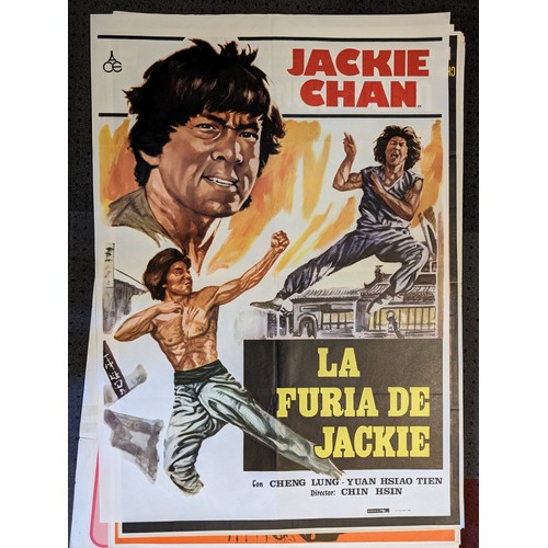 342 - Fifteen film posters, approximately 70cm x 100cm (sizes vary), to include La Furia De Jackie, Los Si... 