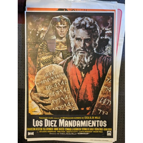 342 - Fifteen film posters, approximately 70cm x 100cm (sizes vary), to include La Furia De Jackie, Los Si... 