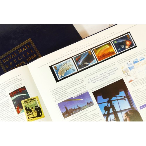 61 - Royal Mail Special Stamps, 1986, a book album with protective sleeve, together with collection of 71... 