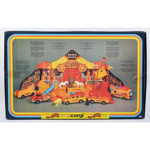 350 - A Corgi 48 die-cast Jean Richards circus set, complete in original box, with receipt dated 1979