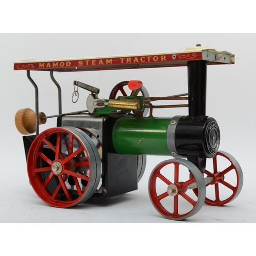 367 - A Mamod steam tractor, with original burner, 26 x 17 x 12cm