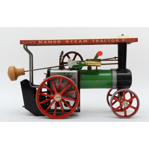 367 - A Mamod steam tractor, with original burner, 26 x 17 x 12cm