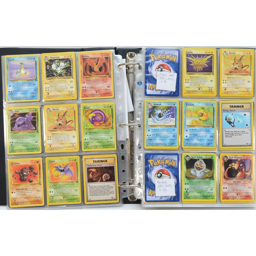 384 - A collection of over 450 Pokemon cards, to include Base Set (1999) 34 cards, Base Set (1999-2000) 3 ... 