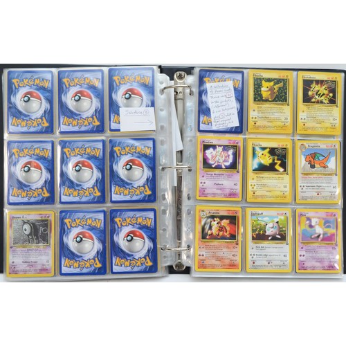 384 - A collection of over 450 Pokemon cards, to include Base Set (1999) 34 cards, Base Set (1999-2000) 3 ... 