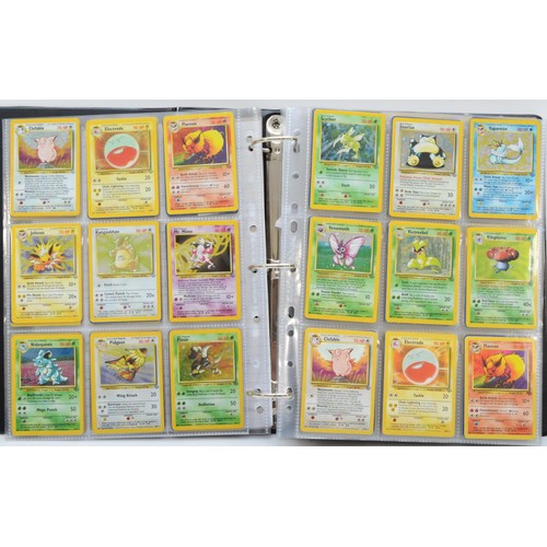 387 - A collection of over 420 Pokemon cards, to include Basic Set (1999) 46 cards, Jungle Set (1999) 35 c... 