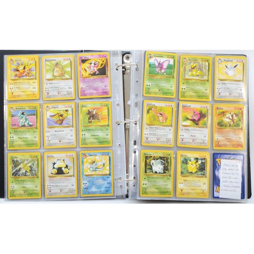 387 - A collection of over 420 Pokemon cards, to include Basic Set (1999) 46 cards, Jungle Set (1999) 35 c... 