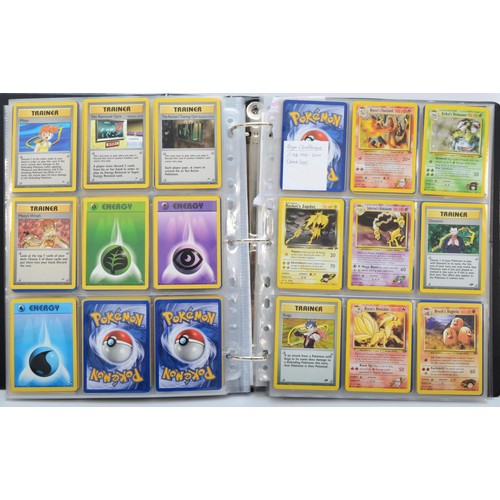 387 - A collection of over 420 Pokemon cards, to include Basic Set (1999) 46 cards, Jungle Set (1999) 35 c... 