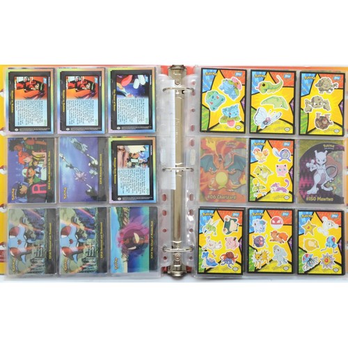 388 - A collection of Pokemon Collectable Cards by Topps, from the Topps Animation Series 1 and 2, to incl... 