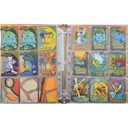 388 - A collection of Pokemon Collectable Cards by Topps, from the Topps Animation Series 1 and 2, to incl... 