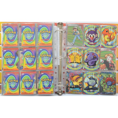 388 - A collection of Pokemon Collectable Cards by Topps, from the Topps Animation Series 1 and 2, to incl... 