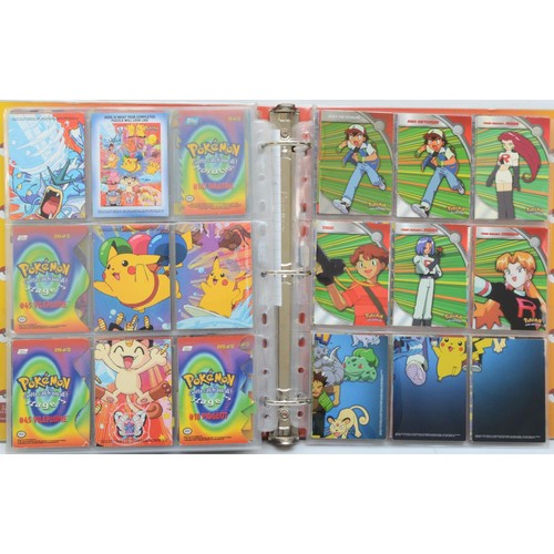 388 - A collection of Pokemon Collectable Cards by Topps, from the Topps Animation Series 1 and 2, to incl... 