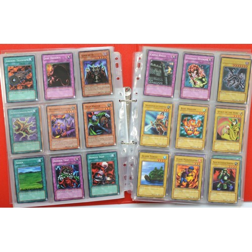 390 - A collection of Yu-Gi-Oh! cards, believed to be the original 200 cards, including foils, together wi... 