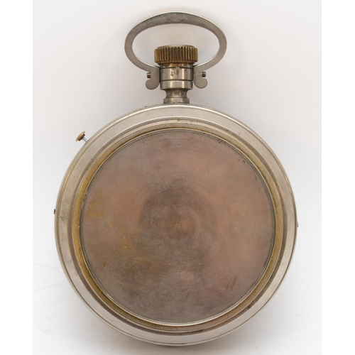 402 - A Systeme Jeansaume novelty pocket watch, Monaco Roulette, alloy cased with glazed front, hand colou... 