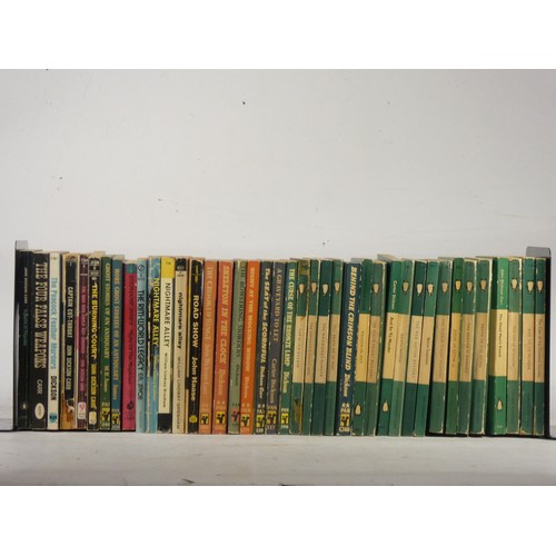 47 - Paperback Fiction. One box of Crime Fiction - John Dickson Carr, Ellery Queen, 1950s Pan titles. One... 