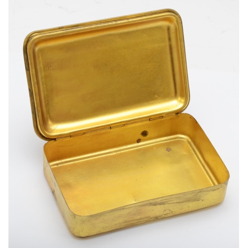 420 - A Queen Mary brass Christmas 1914 box.