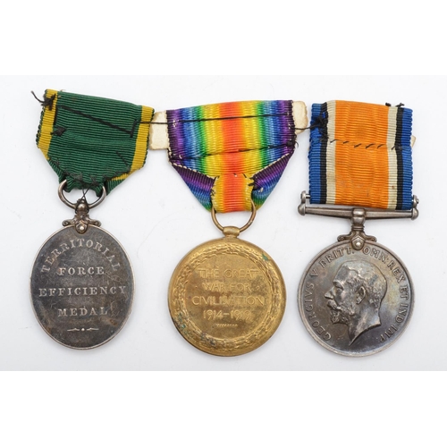 460 - WWI medals, group of three, War and Victory, warded to 26249 A.Cpl. J.A. Taylor, K.O.S.B. and George... 