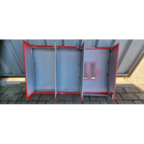 62 - An alloy dummy Ferrari wall mounted door panel, 100 x 59cm