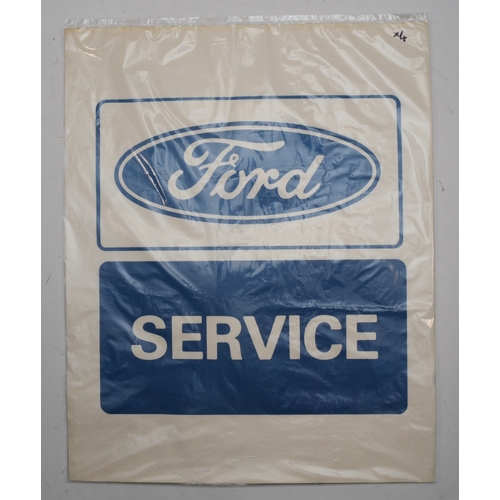 66 - A set of 4 Ford Service paper car mats