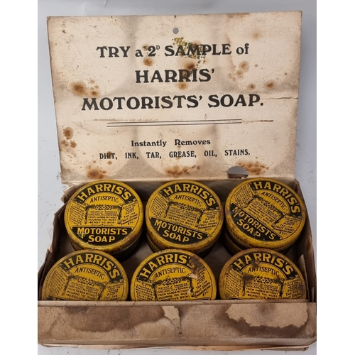 70 - 12 tins of Harris Motorists Soap in the original packaging box, 21 x 14.5cm