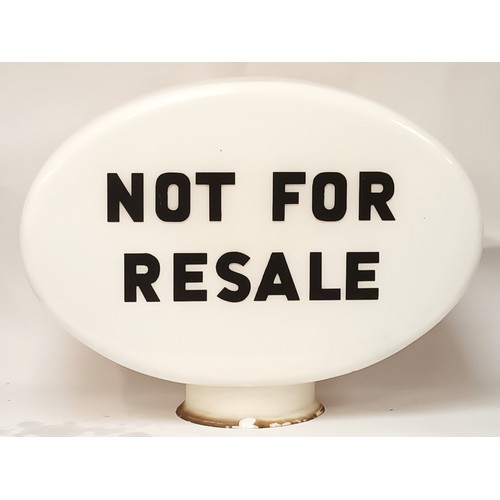 77 - An Esso Petroleum NOT FOR RESALE glass globe, 51 x 38 x 19cm