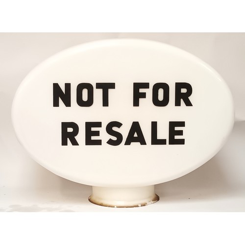 77 - An Esso Petroleum NOT FOR RESALE glass globe, 51 x 38 x 19cm