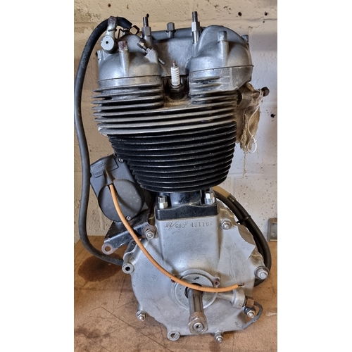 102 - A 1957 Matchless G80S 498cc engine, serial number 57/G80s 131184, fully rebuilt, with oil filter con... 