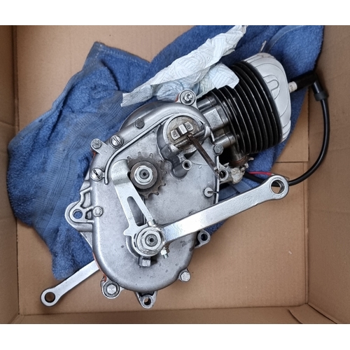 120 - NSU Quickly engine, c.1955, serial number 281535, rebuilt by NSU Quickly Spares, together with 3 exh... 