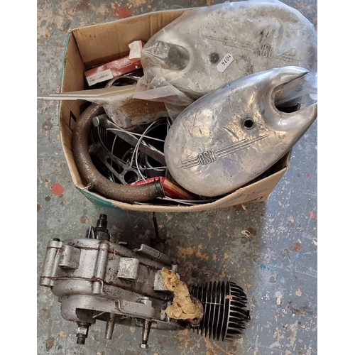 141 - An NSU Quickly engine, carb and other spares