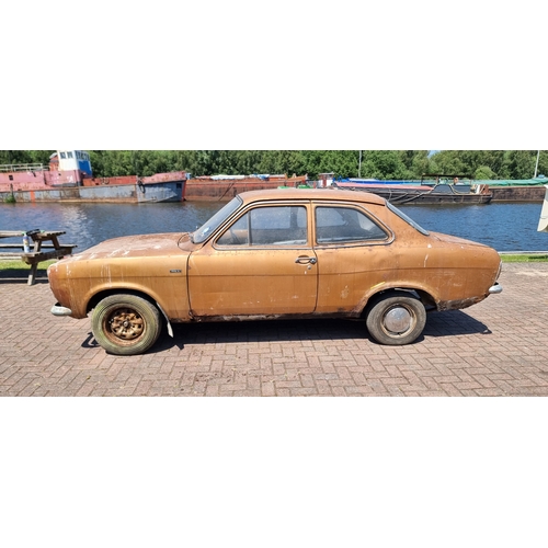 303 - 1975 Ford Escort Mk1, 2 door, 1298cc, project. Registration number HPE 46N. Chassis number BBATPG280... 