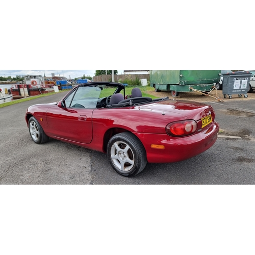 306 - 2000 Mazda MX5, NB, 1598cc. Registration number X572 SBW. VIN number JMZNB186200155745.
There aren't... 