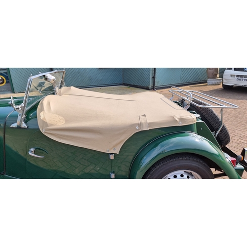 321 - 1951 MG TD/C, Mk 2, 1250cc. Registration number KAS 395 (non transferrable). Chassis number TD/C9610... 