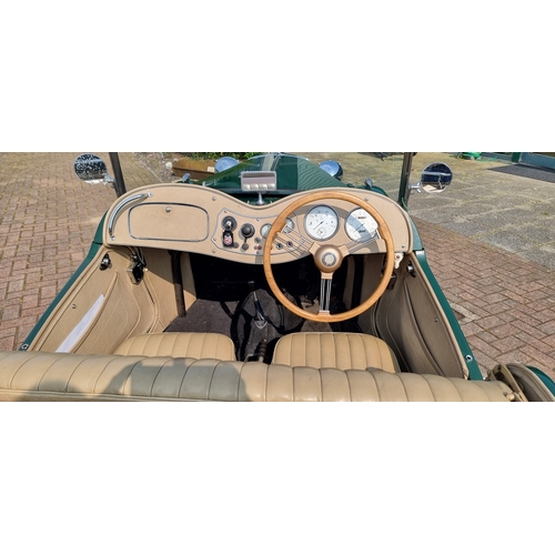 321 - 1951 MG TD/C, Mk 2, 1250cc. Registration number KAS 395 (non transferrable). Chassis number TD/C9610... 