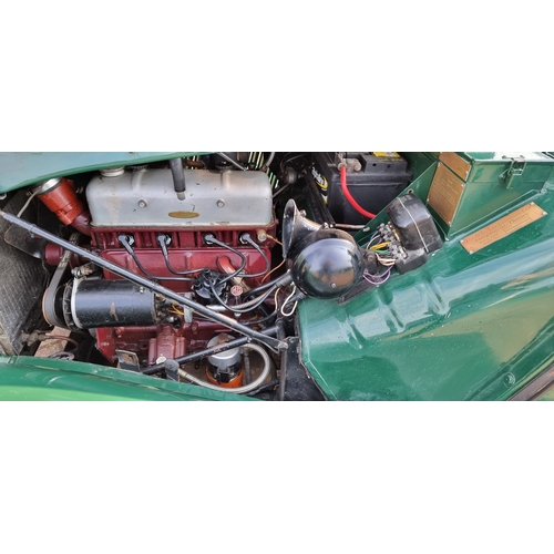 321 - 1951 MG TD/C, Mk 2, 1250cc. Registration number KAS 395 (non transferrable). Chassis number TD/C9610... 