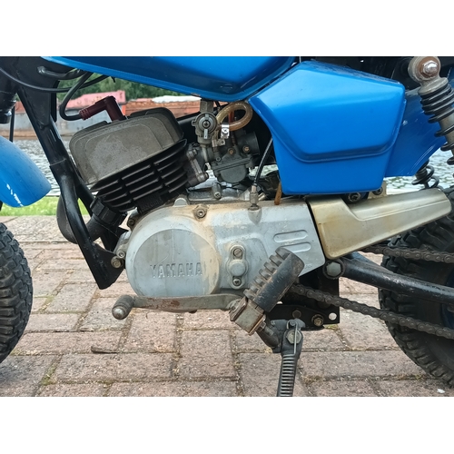 423 - 1981 Yamaha Pocke, 50cc. Registration number YTJ 781W. Frame number 011417. Engine number 4U1.
Sold ... 