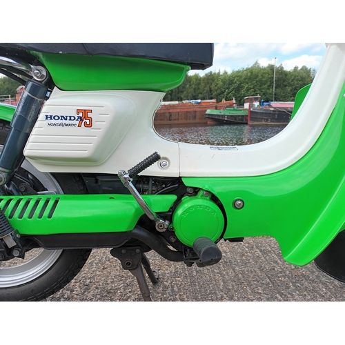 424 - 1980 Honda NF75, 71cc. Registration number NTL 345V. Frame number NF75 1007274. Engine number NF74E ... 