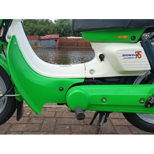 424 - 1980 Honda NF75, 71cc. Registration number NTL 345V. Frame number NF75 1007274. Engine number NF74E ... 