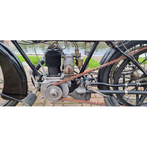 437 - 1913 Rover 3.5hp, 499 cc. Registration number DS 9837 (non-transferable). Frame number S37508. Engin... 