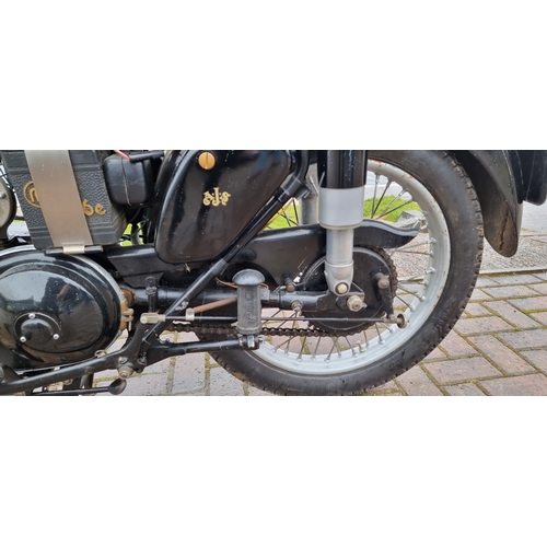 439 - 1953 AJS 16M, 349cc. Registration number NYF 196. Frame number overpainted. Engine number 53/16M/204... 