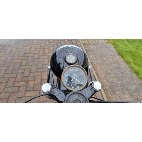 439 - 1953 AJS 16M, 349cc. Registration number NYF 196. Frame number overpainted. Engine number 53/16M/204... 