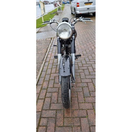 439 - 1953 AJS 16M, 349cc. Registration number NYF 196. Frame number overpainted. Engine number 53/16M/204... 