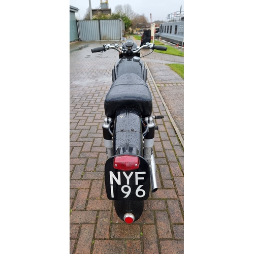 439 - 1953 AJS 16M, 349cc. Registration number NYF 196. Frame number overpainted. Engine number 53/16M/204... 