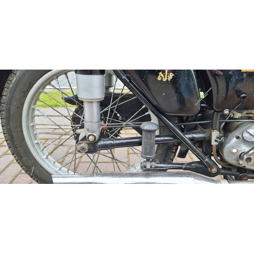 439 - 1953 AJS 16M, 349cc. Registration number NYF 196. Frame number overpainted. Engine number 53/16M/204... 