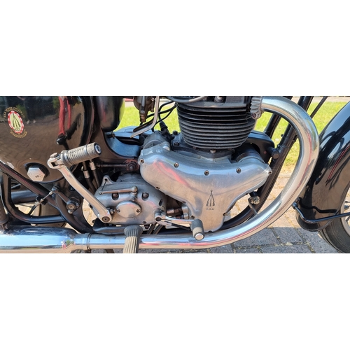 441 - 1960 BSA A10, Golden Flash, 650cc. Registration number 579 YUW (non transferrable). Frame number pai... 