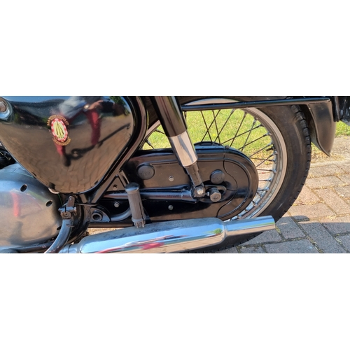 441 - 1960 BSA A10, Golden Flash, 650cc. Registration number 579 YUW (non transferrable). Frame number pai... 