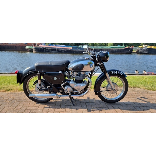 1962 AJS Model 31, 646cc. Registration number 284 XVD (non 