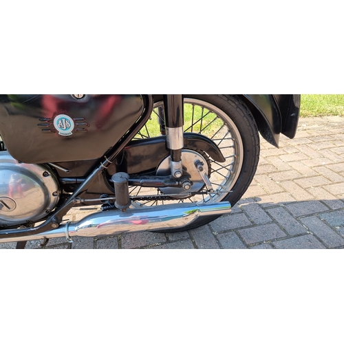 442 - 1962 AJS Model 31, 646cc. Registration number 284 XVD (non transferable). Frame number A71477, paint... 