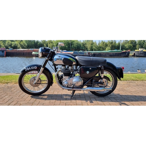 442 - 1962 AJS Model 31, 646cc. Registration number 284 XVD (non transferable). Frame number A71477, paint... 