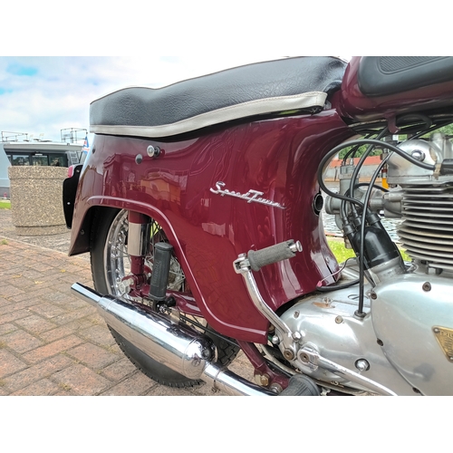 444 - 1959 Triumph 5TA Speed Twin, 500cc. Registration number 418 GKE (non transferrable). Frame number 5T... 