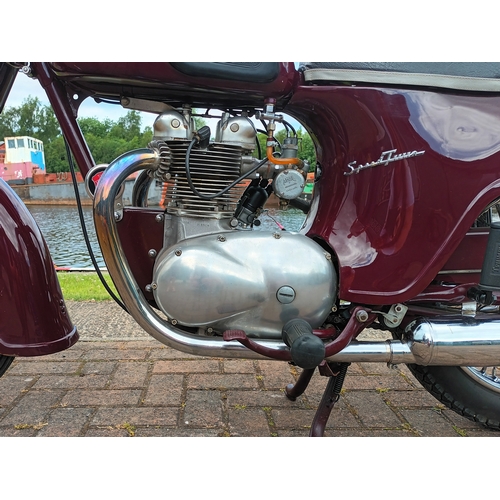 444 - 1959 Triumph 5TA Speed Twin, 500cc. Registration number 418 GKE (non transferrable). Frame number 5T... 