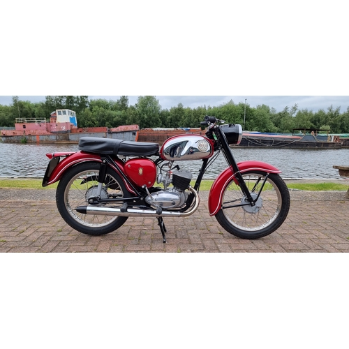 447 - 1965 BSA Bantam D7 Super, 175cc. Registration number BJC 224C. Frame number D7 45777. Engine number ... 